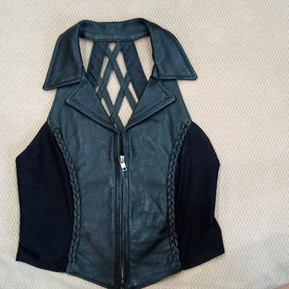 Harley Davidson leather vest
